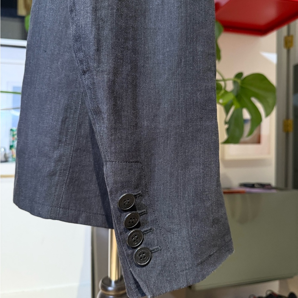 Mens Burberry double breasted Linen Sport Coat/Blazer. - Picture 8 of 15